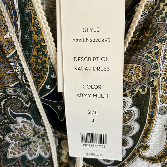 NWT Veronica Beard Kadar Dress Size 8 - Picture 4 of 5